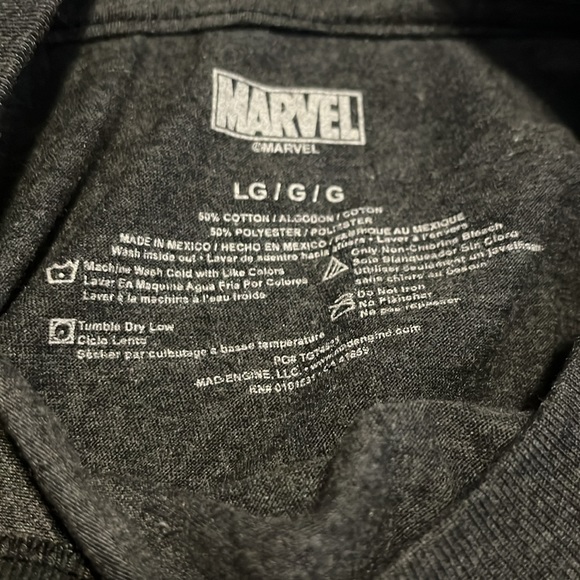 Men’s T-Shirt Size Large, Marvel Periodic Table of Elements, Cotton Tee - Picture 4 of 4